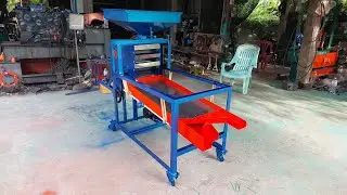 ประกอบเครื่องทำความสะอาดข้าวเปลือกเสร็จแล้วครับ