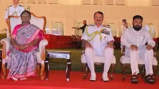 రాష్ట్రపతి శ్రీమతి ద్రౌపదీ ముర్ము గారి గౌరవ విందులో పాల్గొన్న  ఉప ముఖ్యమంత్రి పవన్ కళ్యాణ్ గారు