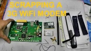 Scrapping a 3G WiFi Modem - PCB + Gold Copper