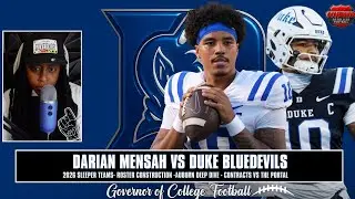 Duke SUED Their Own QB?! Darian Mensah Saga Resolution | Governor of CFB Ep 108