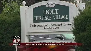 Death of man ruled homicide in Delhi Township