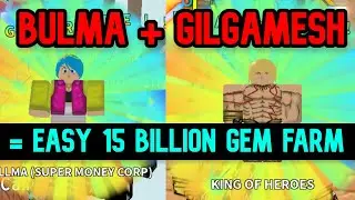 EASY 15 BILLION DAMAGE GEM FARM (10,000 GEMS!) in All Star Tower Defense!!