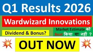 WARDWIZARD INNOVATIONS Q1 results 2026 | WARDWIZARD results today | WARDWIZARD Share News today