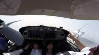 IFR DA42 EGBE EGTC with ATC