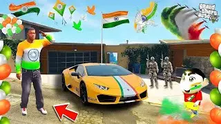 Franklin & Shinchan Republic Day Surprise Containers in GTA 5 Telugu