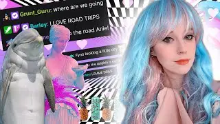 Fyn the Dolphin // Vaporwave Valentine's Day Stream // Twitch Highlights