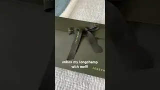 unbox my longchamp le pliage!! #unboxing #longchamp #longchamplepliage