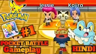 💥I DEFERT THE TEAM ROCKET !🔥(POCKET BATTLE GAMEPLAY)