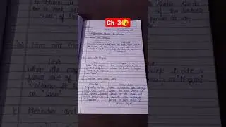 Class 7th Geography Ch-3 Our Changing Earth Full Chap Notes|#shorts