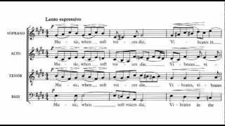 C. Hubert H. Parry - Music, when soft voices die