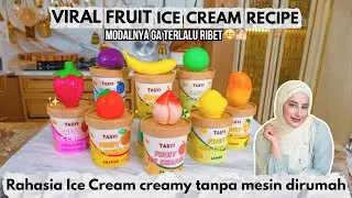 COOKING WITH TASYI : EPS 159 - RESEP ICE CREAM BUAH VIRAL, BIKIN ICE CREAM TANPA MESIN DI RUMAH😍