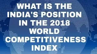 World Competitiveness Report 2018