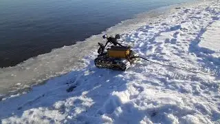 Зима. Прокатился по дну в хорошую погоду.