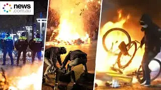 Netherlands protests turn into chaotic &lsquo;warzone&rsquo;
