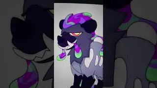 Let's Make a Pokemon!! | Art Challenge (3rd favorites) | Poison Ghost 👿👻 #pokemon #pokemonart