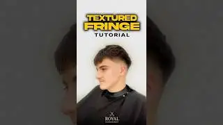 Low fade textured fringe Tutorial🔥 #barbereducation #fade #barbershop