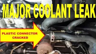 CUSTOMER STATES CAR IS GUSHING OUT COOLANT AND OVERHEATING! HOW TO REPLACE DODGE 2.4L HEATER HOSES