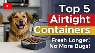 Top 5 best dog food storage container airtight review guide 2026 latest update (Exclusive) keep food