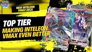 New Inteleon VMax Rapid Strike Deck That Heal's Itself Amazing Combo | Pokemon TCG Live
