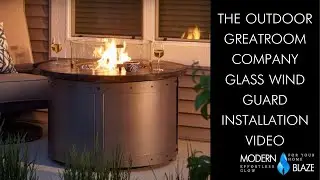 The Outdoor GreatRoom Company Glass Wind Guard Installation Video