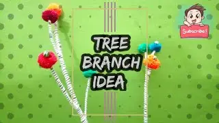 Tree Branch Decor Idea | DIY | Tree Branch Craft | Good Out of Waste | Art |