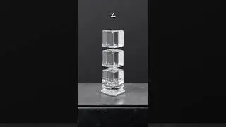 1 vs 16 Cubes 3D Soft Body Simulation #3d #shorts #animation #blender #asmr