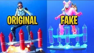 THE ORIGINAL *ROCKET SPINNER* EMOTE VS FAKE *ROCKET SPINNER* EMOTE! Fortnite Battle Royale