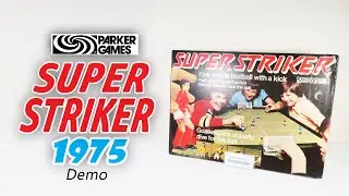 SOLD - VINTAGE PARKER SUPER STRIKER FOOTBALL BOARD GAME - COMPLETE