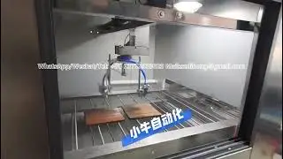 Auto spray machine for flat products, reciprocating oil sprayer, UV varnish coater. Applies to metal