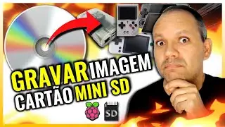 Gravar Imagem no Cartão Mini SD - Raspberry Pi e Vídeo Game Portátil