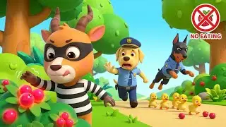 Toxic Berry Mystery! 🍒 Sheriff Labrador's Garden Rescue | Safety Rules for Kids | Police Cartoon