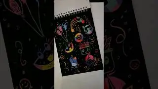 scratch book craft/ easy craft #shorts #diy #craft #viral