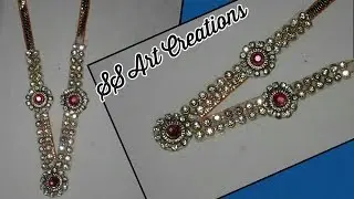 EASY WAY TO MAKE STONES HAAR FOR BAL GOPAL / MALA FOR KANAH JI – SS ART CREATIONS