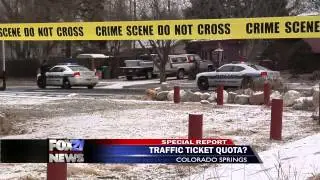 Does the Colorado Springs Police Department have a ticket quota?
