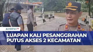 Kali Pesanggrahan Meluap, Jembatan Penghubung Dua Kecamatan di Depok Terputus | SAPA PAGI