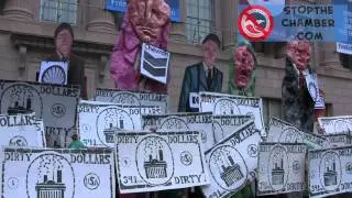 Protest at US Chamber of Commerce for Clean Energy - Power Shift 2011