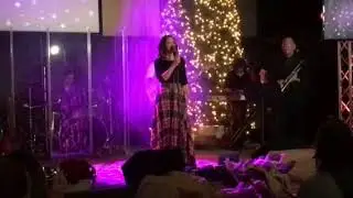 Megan Toohey signing at Christmas Spectacular 2017