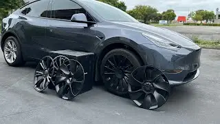 Tesla Model Y Wheel Covers 4 Different Styles Under $195! Limited Time!
