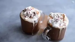 DIY Vegan Starbucks Drinks Peppermint Mocha- Holiday Drinks 2017