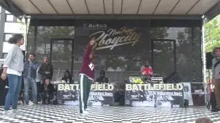 Battlefield Hamburg 2014, 23.08.14, HipHop 2 on 2  - Semi-Final 1, Memmy/Siham vs. Fanatix