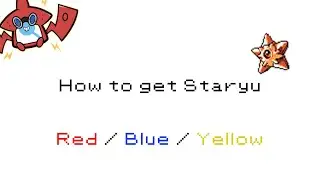 How to get Staryu in Pokemon Red/Blue/Yellow [#120]