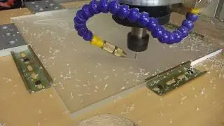 Selbstbau CNC: beleuchtetes Eingangsschild (LEDs)