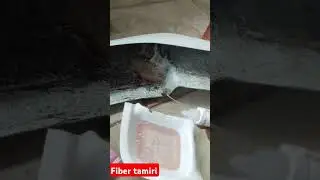 Fiber tamiri, kırılan fiber tampon ekini tamir etme. #&ouml;ne&ccedil;ıkar #fiber #tampon #otomobil #kaportaboya