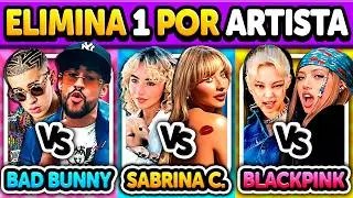 ❌ Elimina UNA Canción por Cantante ❌ Salva 2, Elimina 1 🎤 | Club Quiz Trivia Música