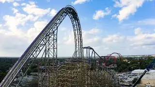 Iron Gwazi Construction Update & Roller Coaster Train Reveal Busch Gardens Tampa 2020