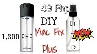 DIY MAC Fix Plus! Setting spray (2 ingredients only)