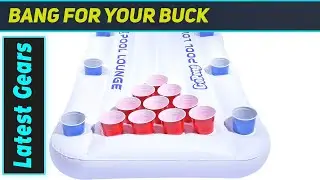 Надувной аттракцион GoPong Pool Lounge Beer Pong: новая изюминка вашего бассейна!