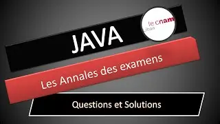 [ ISSAE CNAM - LIBAN ] Les Annales des examens en JAVA .