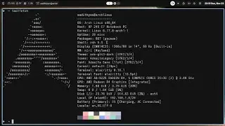 Niri + quickshell showcase 