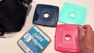 Cool Coolers by Fit + Fresh, Reusable & Long Lasting Slim Ice Packs, Cold Packs for Lunch Boxes, Ice